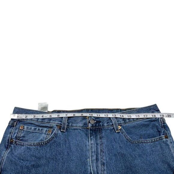 Levi's 505 Straight Cut Jeans Blue Size 38 x 32 - Picture 4 of 10